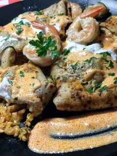 Mediterrán palacsinta recept fotója