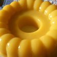 Shiny mango puding