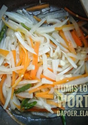 Foto resep Tumis Lobak wortel simple enak