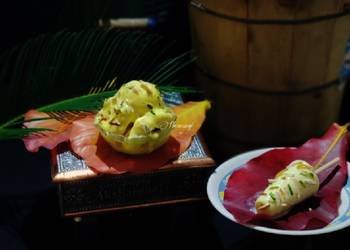 Fresh, Making Recipe Kesar Pista ice cream made in ice cream pot Home Style Fresh, Making Recipe Kesar Pista ice cream made in ice cream pot Home Style