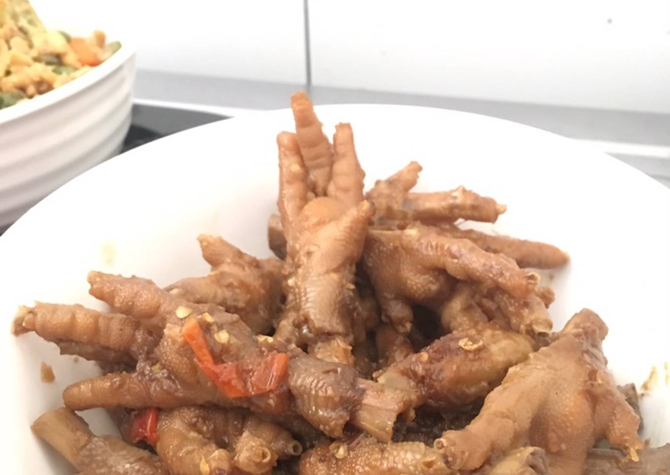 Ceker Ayam Kecap Pedas