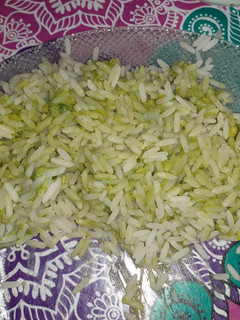 Una foto de Arroz con palta