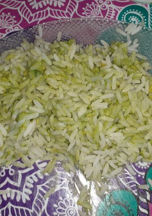Una foto de Arroz con palta