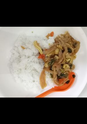 Foto resep Tumis Jamur-Jagung pedas