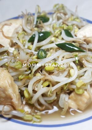 Foto resep Tumis Toge tahu cabe Ijo