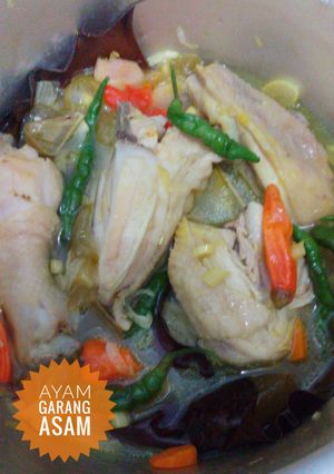 Foto resep Ayam Garang Asam