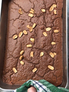 Una foto de Brownie de cacao sin azúcar