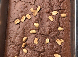 Una foto de Brownie de cacao sin azúcar