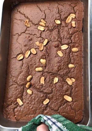 Una foto de Brownie de cacao sin azúcar