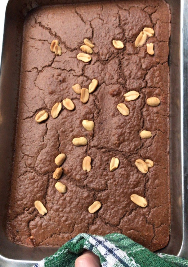 Una foto de Brownie de cacao sin azúcar