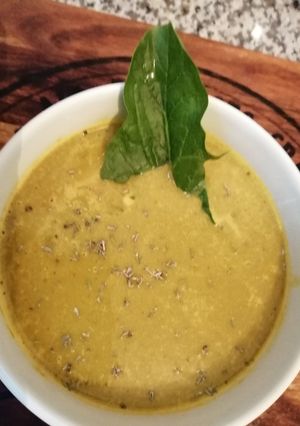 Une photo de Soupe au épinards