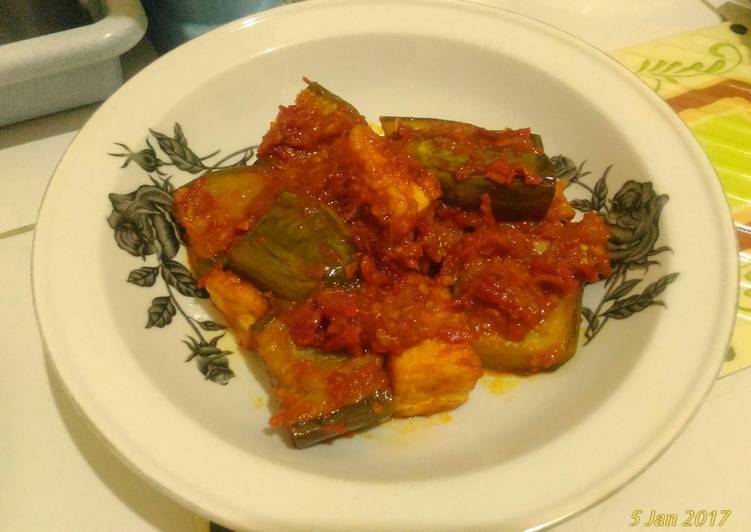  Resep  Terong dan tahu  balado  oleh Dania Cookpad