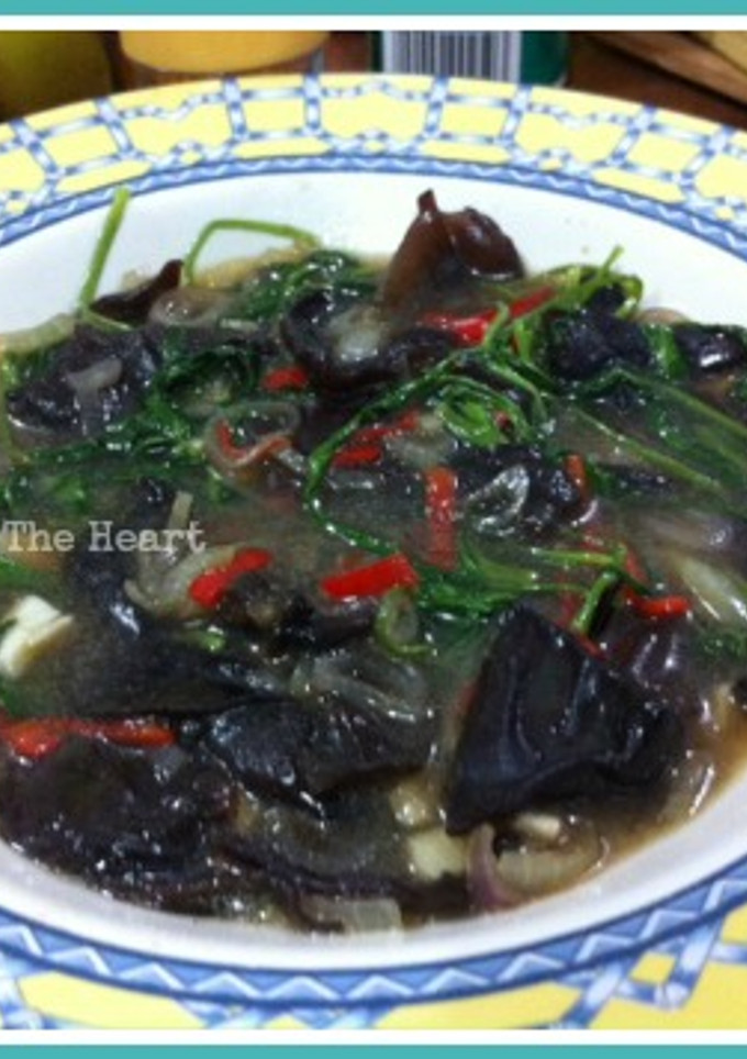 Foto resep Tumis Kangkung Jamur Spesial