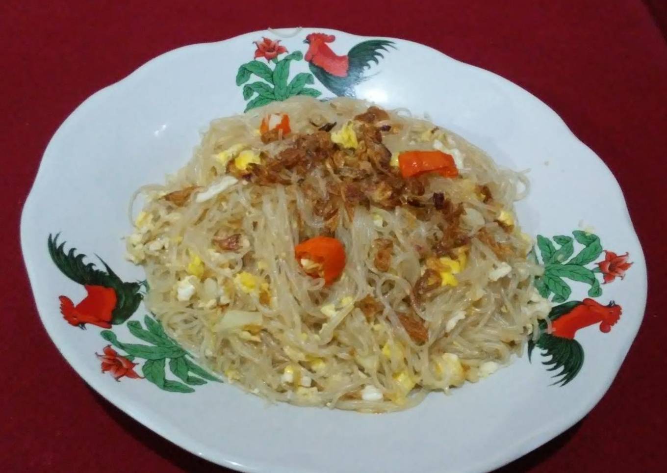 Bihun Goreng bumbu Bawang Putih