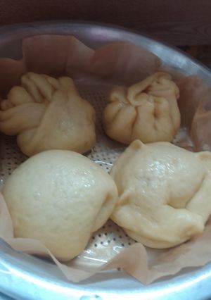 Foto resep Bakpao isi Ayam pedas