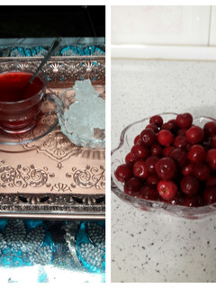 عکسی از دستور دمنوش _آلبالو
