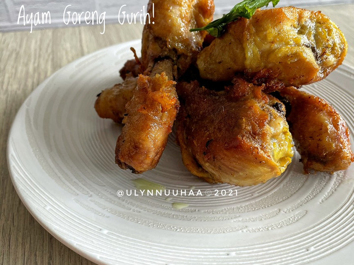 Resep Ayam Goreng Gurih! Menu Enak