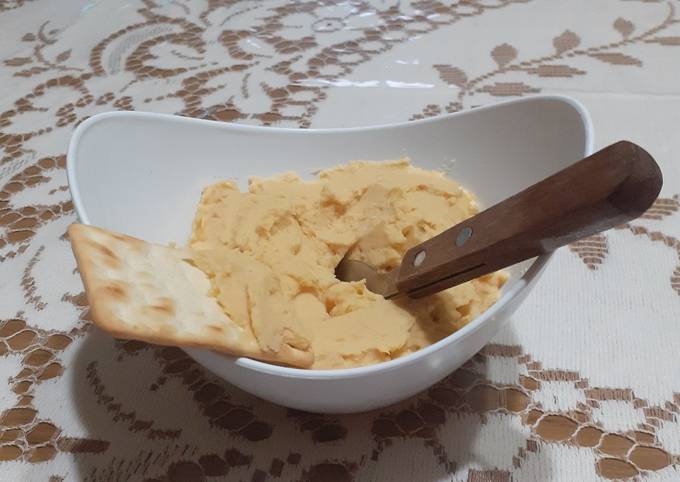 Hummus de garbanzos fácil, rápido y rico ? Receta de Evelyn Rojas- Cookpad