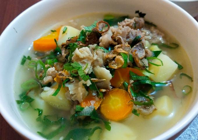 Cara Gampang Membuat Sup daging sapi / beef soup yang Enak