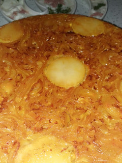 عکسی از دستور ته چین ماکارونی