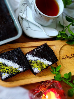عکسی از دستور کیک خیس براونی