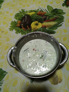 வெள்ளரிக்காய் தயிர் பச்சடி (Vellarikkaai thayir pachadi recipe in tamil) செய்முறை முக்கிய புகைப்படம்