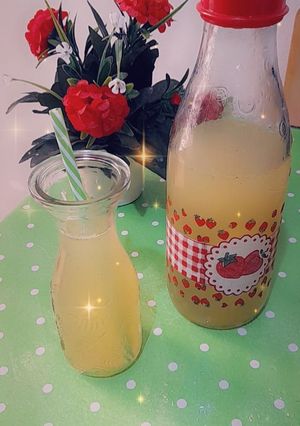 صورة لوصفة عصير الليمون والنعناع 🍋🍹