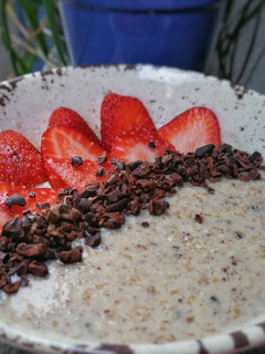 Una foto de Porridge low carb (sin avena)
