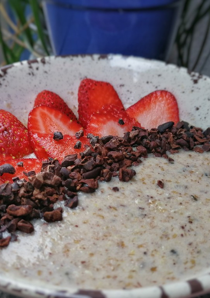 Una foto de Porridge low carb (sin avena)