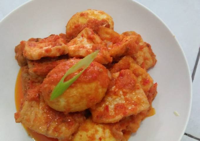 Wajib coba! Resep enak membuat Tahu Telur Bumbu Bali  lezat