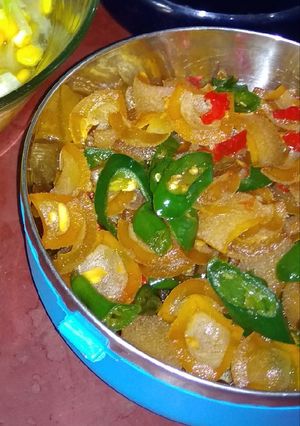 Foto resep Kikil kecap cabai hijau