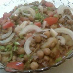 A picture of Chana chat.