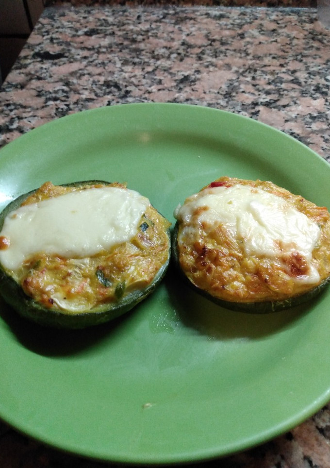 Una foto de Zapallitos rellenos vegetarianos