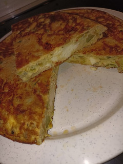 Una foto de Tortilla de Calabacín y parmigiano