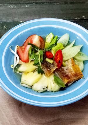 Hình của món Canh Chua Khô Cá Lóc.
