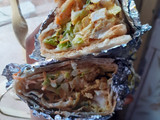 Homemade shawarma