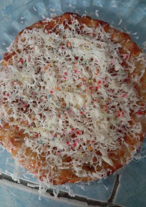 Foto resep Pizza pisang kelapa keju