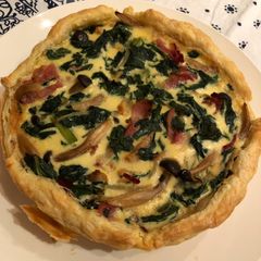 A picture of Spinach Quiche.