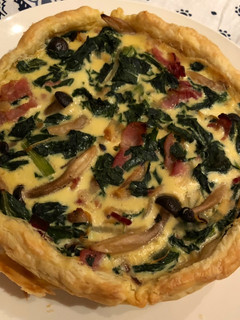 A picture of Spinach Quiche.