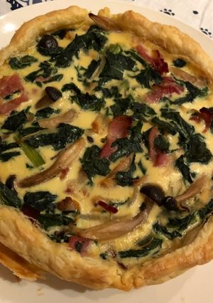 A picture of Spinach Quiche.