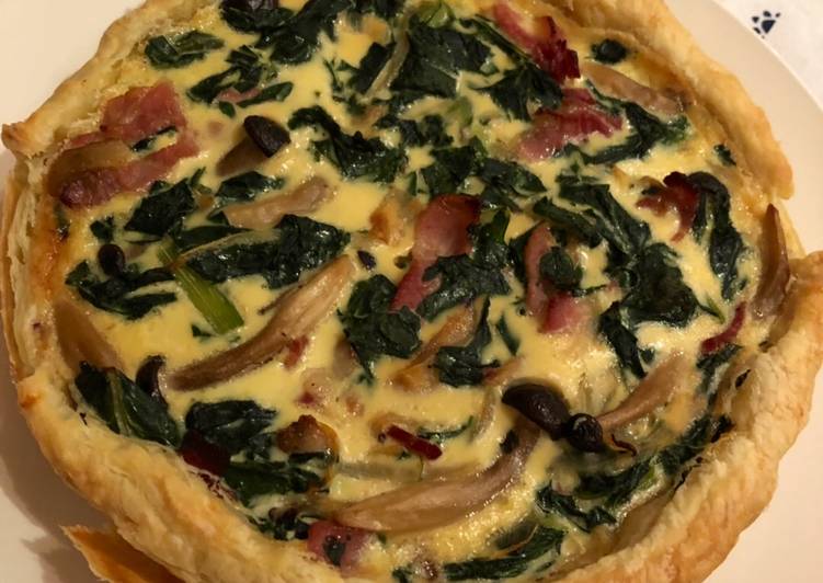 Recipe of Homemade Spinach Quiche