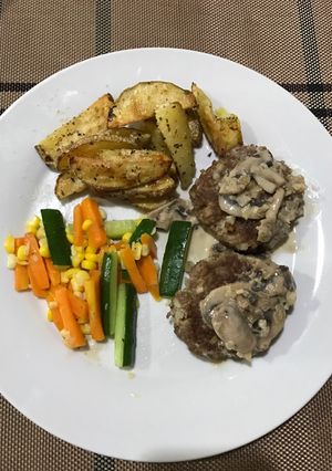 Foto resep Grilled burger patties