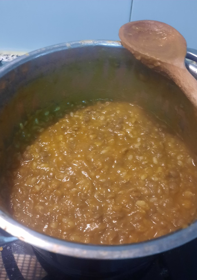 Una foto de Lentejas con arroz 🍛