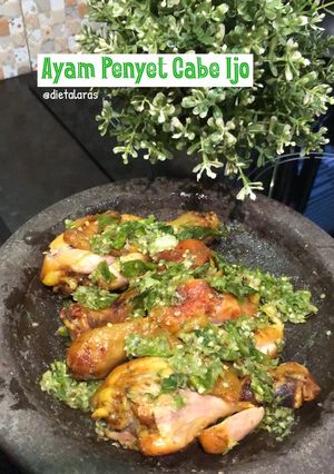 Foto resep Ayam Penyet Cabe Ijo