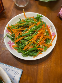 龍鬚菜胡蘿蔔 的食譜成品照片