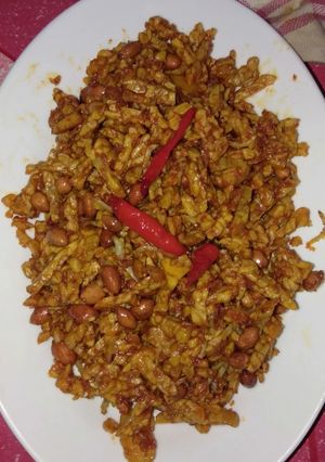 Foto resep Orek tempe kacang teri