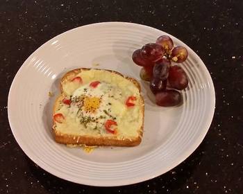 Without Fail Cooking Recipe Egg Cheese Toast Most Delicious