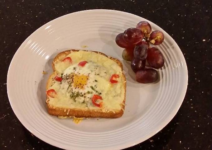 Recipe of Mario Batali Egg Cheese Toast