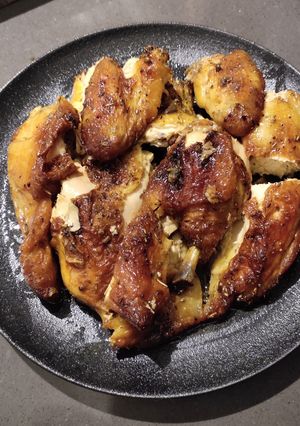A picture of Baked Whole Chicken.