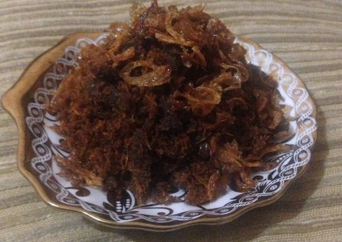 Bagaimana cara bikin Serundeng sapi #BikinRamadhanBerkesan yang sedap